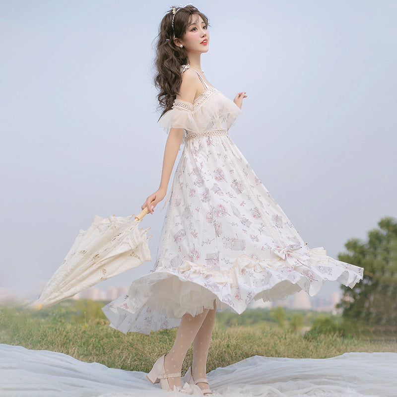 Gothic Lolita Harajuku Style Clothing Daily Light Lolita Dress JSK Suspender Dress