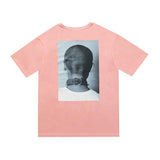 Fog Essentials Tshirts Fashion Brand Fear Of God Essentials Double-Line Men's and Women's BF Loose Character Printed Short-Sleeved T-shirt