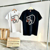 Human Made T-Shirt Polar Bear Slub Cotton Couple T-shirt