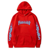 Thrasher Hoodie Hip Hop Fashion Hooded Sweatshirt Top
