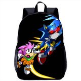 Shadow Backpack Sonic Schoolbag for Elementary School Students