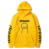Dreamwastaken Men's Novelty Hoodies Dream Merch Shirt 2D Printed Casual Fashion Loose Hooded Sweater