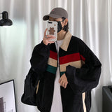 Corduroy Patch Jacket Autumn Vintage Men's Corduroy Jacket