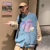 Corduroy Patch Jacket Corduroy Baseball Uniform Male Autumn Embroidery