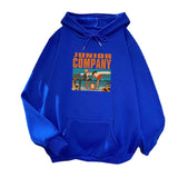 Slogan Graphic Hoodie Baggy Coat Velvet Padded Hooded Sweatshirt