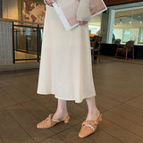 Nude Block Heel Sandals Pearl Vintage High Heels