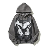 Chito Dog Print Hoodie Autumn and Winter Graffiti Printed Hoodie