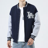 Dodgers Letterman Jacket Outfit Senior Jackets Varsity Baseball College Coat Men's Letters Embroidered Baseball Uniform Autumn Clothing