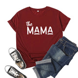 Boy Mama T Shirts the Mama Printed Short Sleeve T-shirt