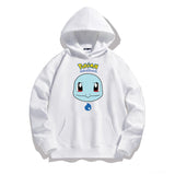 Men and Women Pokemon Pikachu Hoodie Loose Shoulder Long Sleeve Top Clothes