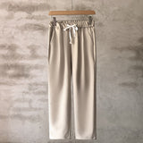 Men Suit Pants Straight Loose Casual Pants