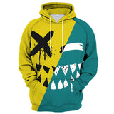 Smiley Face Hoodie Spring and Autumn Smiley Face Digital Printing Leisure Sports