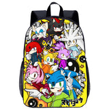 Shadow Backpack Sonic Schoolbag for Elementary School Students