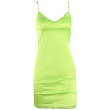 Body Fitting Dresses Hip Spaghetti Straps Dress