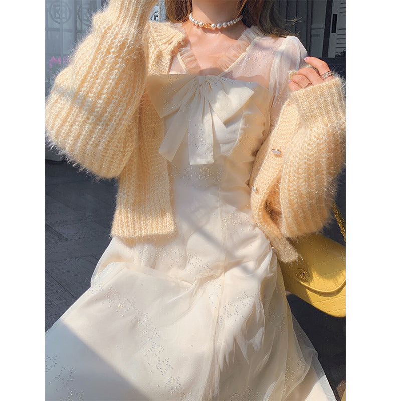 Fairy Dress Sequin Gauze Long Sleeve Autumn Fairy Dress