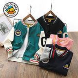 Children Baseball Jacket Jacket Girls' Spring and Autumn Clothing Baseball Uniform