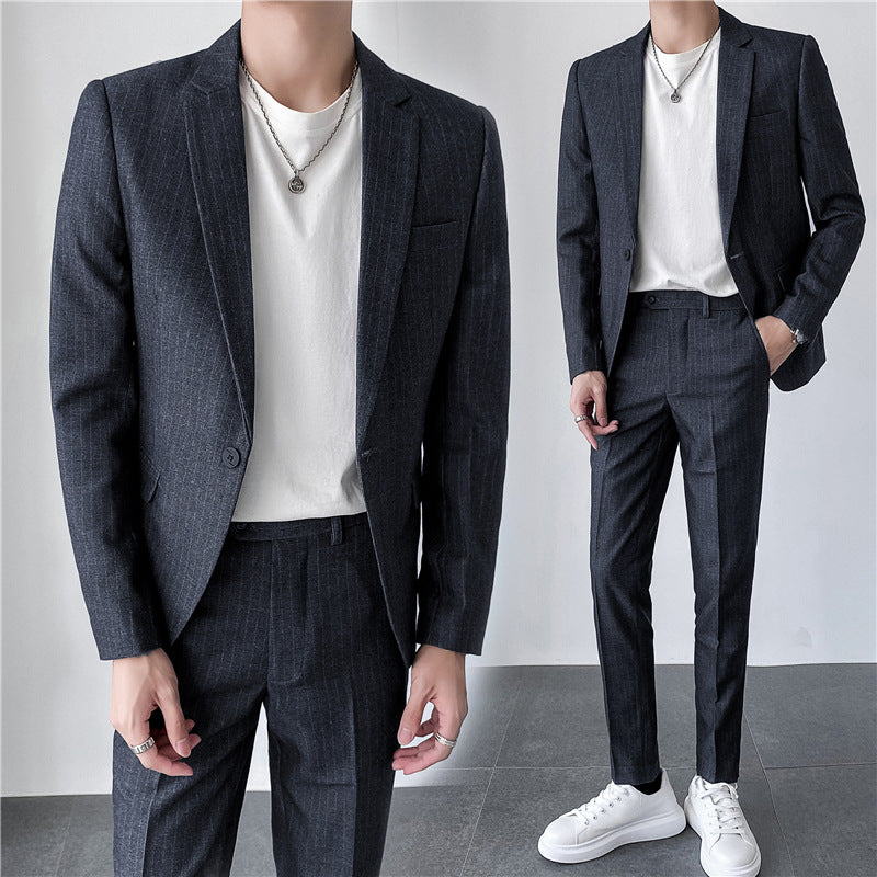 Seersucker Suit Striped Suit Suit Two-Piece Suit