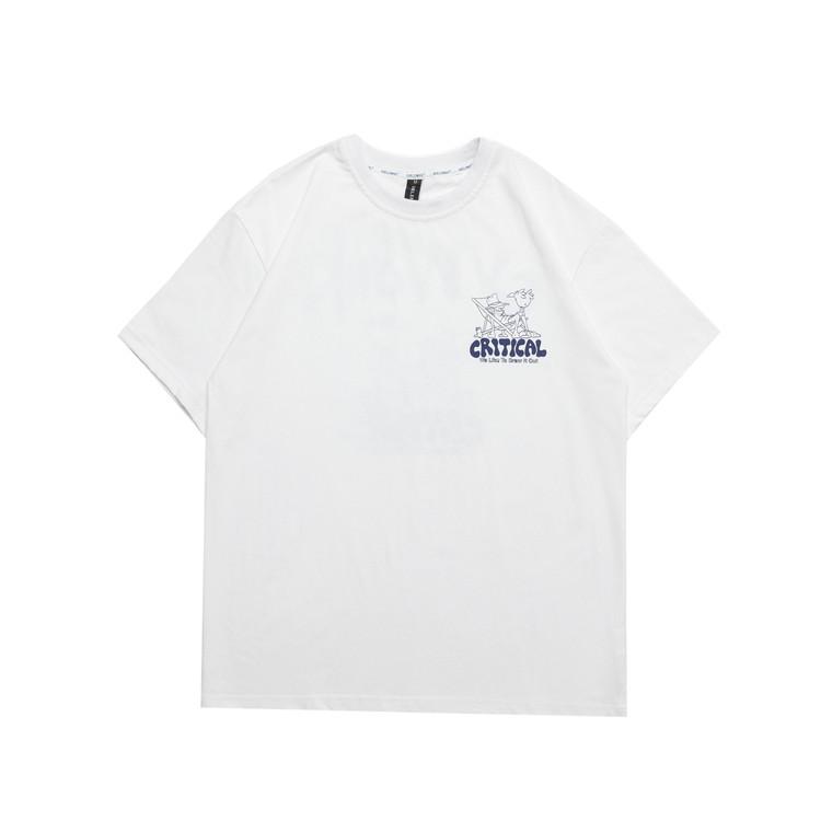 Men T Shirt Summer Casual Tops Men's Clothes Summer Wear Vintage Men's round Neck Short Sleeve Casual Cartoon Printed T-shirt