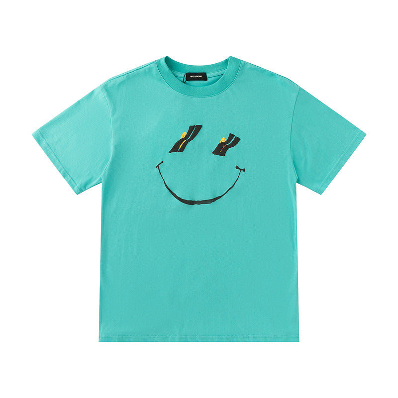 We11done T Shirt Summer Loose Men's and Women's round Neck Short Sleeve T-shirt