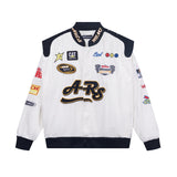 Blackair Jacket Motorcycle Jacket Embroidered Baseball Uniform