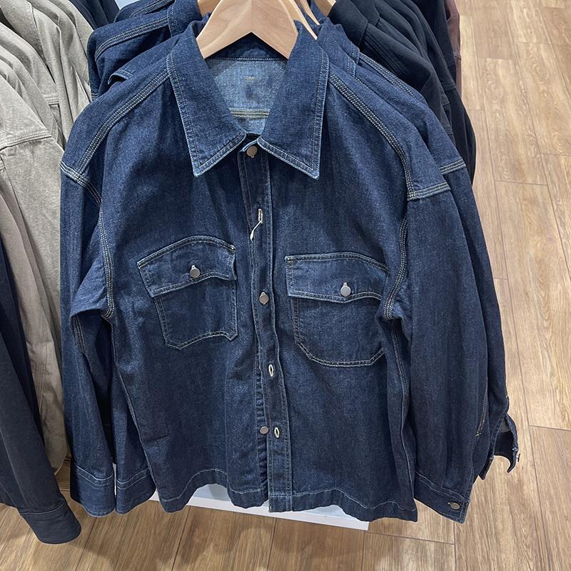 Denim Shirts Denim Long Sleeve Washed