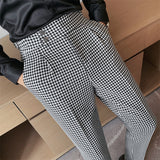 Men Trousers Casual Suit Pants
