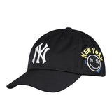 La 59fifty Hats MLB Baseball Cap Smiley Graffiti NY Embroidered Peaked Cap