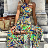 Women Bohemian Dress Printed Dress for Woman