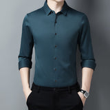 Men's Shirts Solid Color Shirt