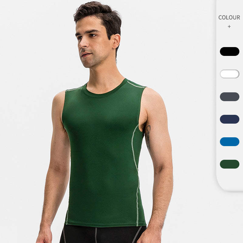 Moisture Wicking Shirts High Elastic Tight Training Wear Moisture Wicking Quick-Drying Exercise Top