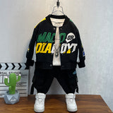Toddler Boys Jackets Boys' Coat Spring and Autumn Children's Baseball Uniform