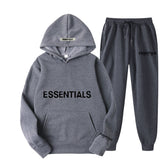Fear Of God Fog Essentials Hoodie & Sweatpant 2 Piece Set For Men And Women