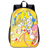 Sonic Backpack Sonic Schoolbag for Elementary School Students