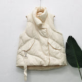 Women Winter Coats Puffer down Vest Women's Short Loose Fashionable Jacket