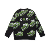 Dinosaur Sweaters Cartoon Dinosaur Jacquard Sweater