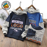 Children Hoodie Sweatshirts Small Yellow Duck Children's Clothing Boys Cartoon Hooded Sweatshirt