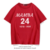 In Memory of Kobe T Shirt T-shirt Men and Women Loose Cotton
