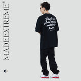 Blackair T Shirt Summer Valentine 'S Day Limited Letter Retro Short Sleeve T-shirt