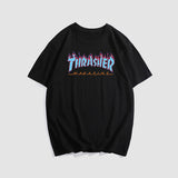Thrasher T Shirt Thrasher Flame Leisure Sports T Shir Summer