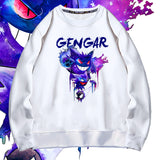 Men and Women Pokemon Pikachu Hoodie Crew Neck Pullover Sweatshirt