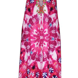 Women Bohemian Dress Summer Printed Sleeveless Dress