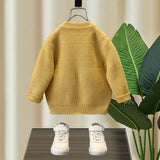 Toddler Boys Jackets Autumn Knitted Sweater Baby Clothes
