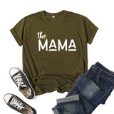 Boy Mama T Shirts the Mama Printed Short Sleeve T-shirt