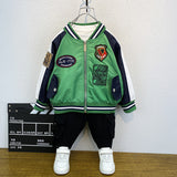 Toddler Boys Jackets Boys' Coat Spring and Autumn Children's Baseball Uniform