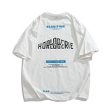 Men T Shirt Summer Casual Tops Men's Clothes Summer Wear Vintage Men's round Neck Short Sleeve Casual Loose Letter Printed T-shirt