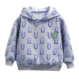 Toddler Boys Sweater Children's Clothing Boys' Spring and Autumn Clothing Hooded Sweater