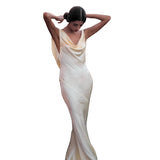 Music Festivals Rave Outfits Dress Sexy Suspenders Backless Slim Fit Sheath Dress