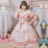Gothic Lolita Harajuku Style Clothing Lolita Dress Japanese Pastoral Style Sweet Dress Female