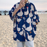 Men's Shirts Summer Short Sleeve Printed Shirt Short Sleeve Men's Clothing