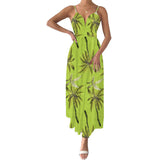 Nina Parker Dresses Backless Dress Waist Trimming Spaghetti Straps Long Dress